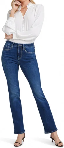 Vista 19 de NYDJ Barbara - Pantalones de mezclilla para mujer Negro