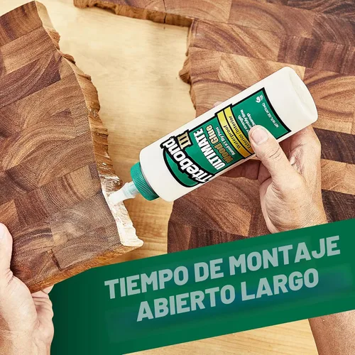 Vista 3 de Titebond III Ultimate - Pegamento para madera, 4 onzas, adhesivo para carpintería, resistente al agua, 1412