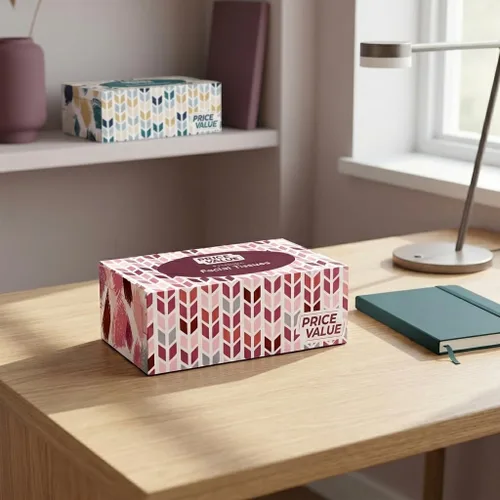 Vista 9 de Price Value Cajas de pañuelos faciales, 230 hojas por caja, 8 cajas. Premium suave, suave y duradero en una caja elegante, 1,840 hojas