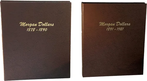 Vista 15 de Dansco Álbum de monedas del dólar de Morgan US 1878-1890 #7178 con funda
