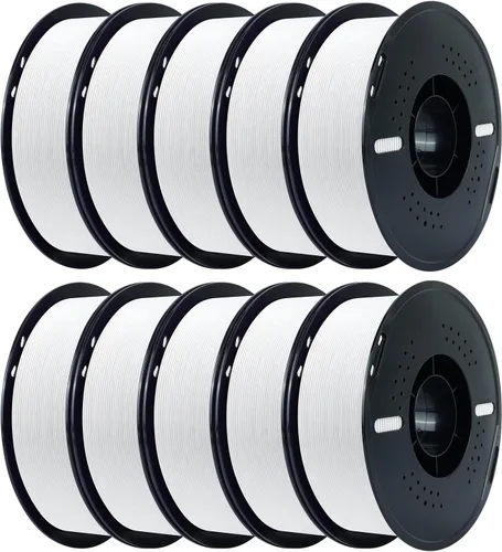 Vista 16 de Kingroon Paquete de filamento PLA de alta velocidad para impresora 3D de 1.75 mm, filamento rápido para impresora 3D para impresión hiper rápida