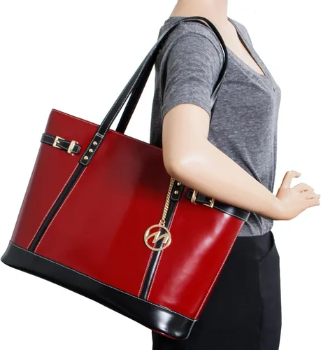 Vista 4 de McKlein Serafina - Bolso de piel para mujer con bolsillo para tablet