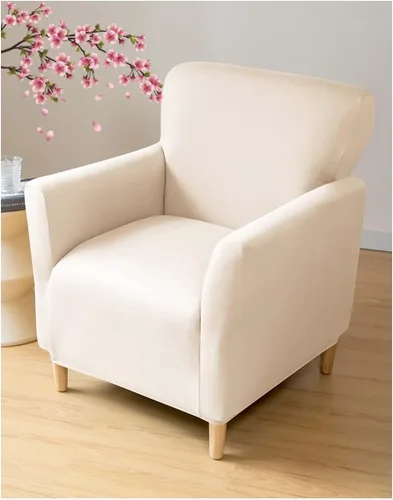 Vista 12 de Fundas elásticas para sillón de sala de estar, fundas protectoras para perros, mascotas y niños, diseño de jacquard con patrón de 1 asiento pequeño