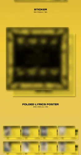 Vista 4 de ATEEZ THE WORLD EP.1 - Póster de letras plegables de 1 p en paquete+72p Photobooklet+1ea pegatina+1p tarjeta de identificación+1p