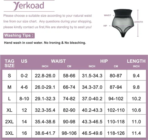 Vista 7 de YERKOAD Tangas moldeadoras para mujer, con control de abdomen, levantamiento de glúteos, moldeadoras de cintura alta, sin costuras, ropa