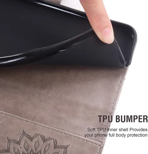 Vista 6 de Funda de teléfono para Xiaomi Redmi 9A Redme 9i Wallet Carcasas con protector de pantalla de vidrio templado y cubierta delgada de cuero con tapa