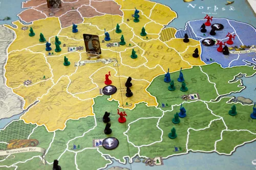 Vista 2 de Academy Games 878 Vikings Invasion of England 2nd Edition Juego de mesa 2 a 4 jugadores