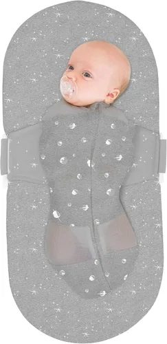 Vista 2 de Happiest Baby SNOO - Sábana bajera ajustable de algodón orgánico para bebé
