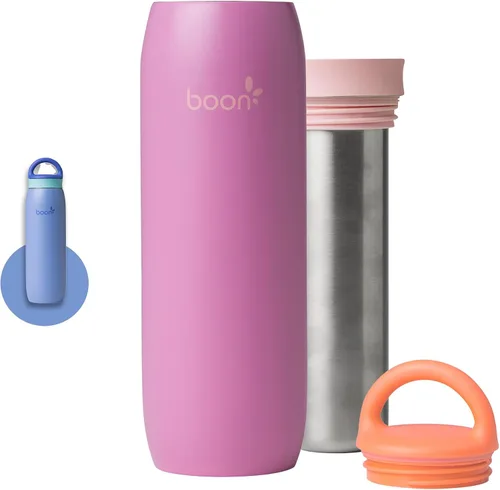 Vista 8 de Boon Frosh Enfriador Portátil de Leche Materna - Enfriador de Leche Materna de Acero Inoxidable - Envase de Almacenamiento de Leche Portátil de Azul