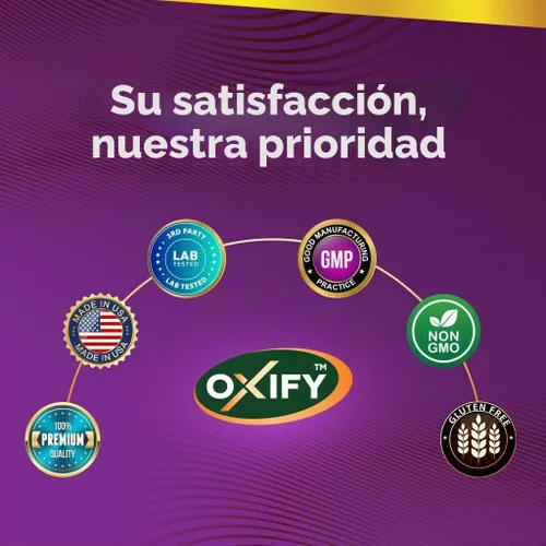 Vista 4 de Oxify 5-HTP 5-Hidroxitriptófano 50 mg, 120 Cápsulas