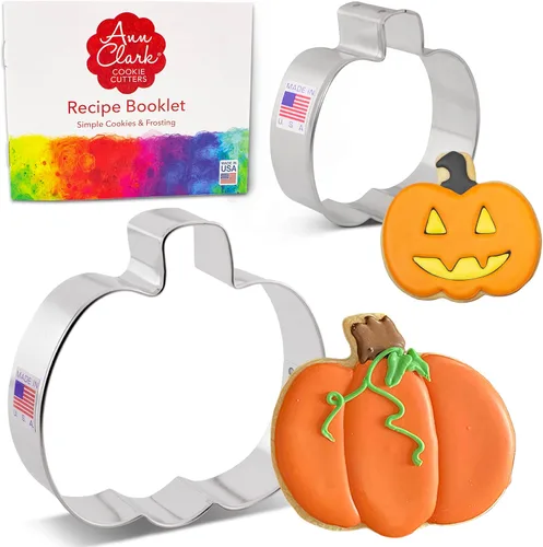 Vista 10 de Juego de 3 cortadores de galletas de calabaza Ann Clark, fabricado