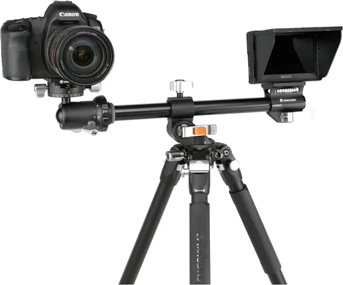 Vista 4 de Vanguard Trípode de aluminio VEO3+263AB160S con columna central multiángulo y cabezal de bola VEO BH-160S de doble eje