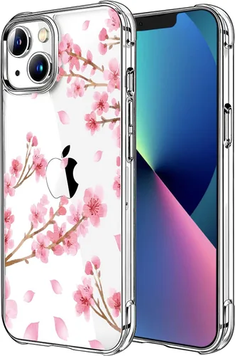 Vista 70 de Funda transparente de girasol compatible con iPhone SE 2022 SE 2020 7 8, funda trasera floral para niñas y mujeres, funda protectora transparente