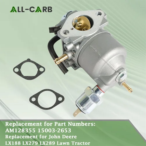Vista 4 de ALL-CARB Repuesto de carburador AM128355 para John Deere LX188 LX279 LX289 17HP Reemplazo del tractor de césped para Kawasaki FD501V Motor