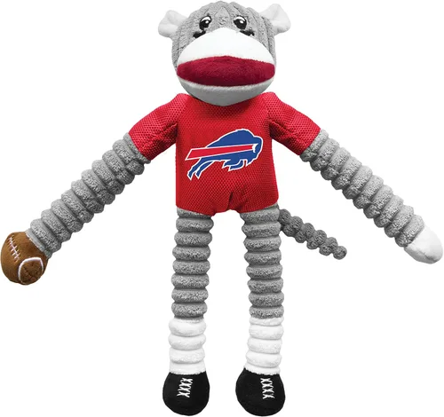 Vista 14 de Littlearth NFL Sock Monkey Pet Toy, Team Color, One