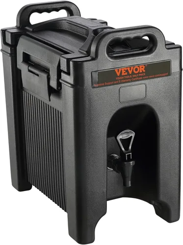 Vista 9 de VEVOR Dispensador de Bebidas Aislado, 2.5 Galones, Servidor de Bebidas Calientes y Frías de LDPE Grado Alimenticio, Dispensador Enfriador de Bebidas