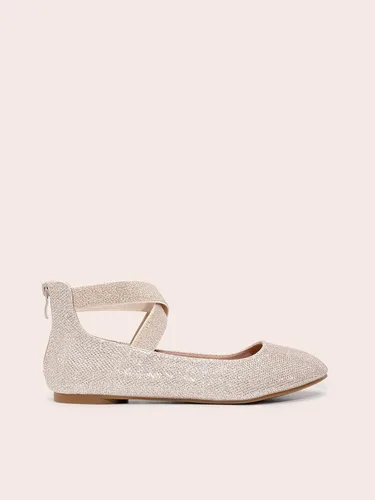 Vista 2 de Dream Pairs Zapatos planos, cómodos y de moda, para mujer, con correas elásticas para el tobillo