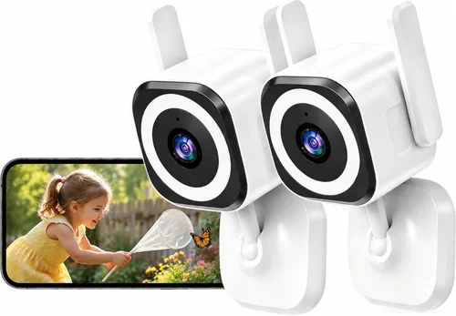 Vista 10 de Cámara de seguridad para interiores y exteriores, WiFi 5G/2.4G