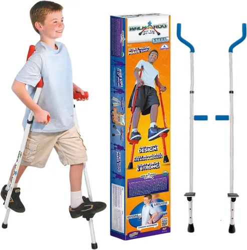 Vista 7 de Zancos de acero Walkaroo de Air Kicks con diseño ergonómico para un fácil equilibrio al andar