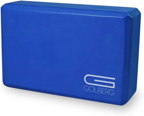 Vista 8 de Golberg - Bloque de espuma para yoga, para fitness, apoyo de alta intensidad y mejora la fuerza o flexibilidad, rosa/verde/verde oscuro, morado