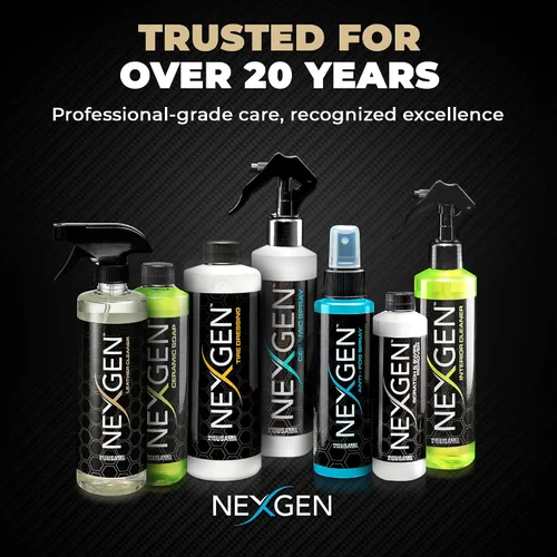 Vista 7 de Nexgen Acondicionador interior (galón) – Fórmula no grasosa, de bloqueo UV, aroma de cuero fresco, detalles de automóvil sobre la marcha