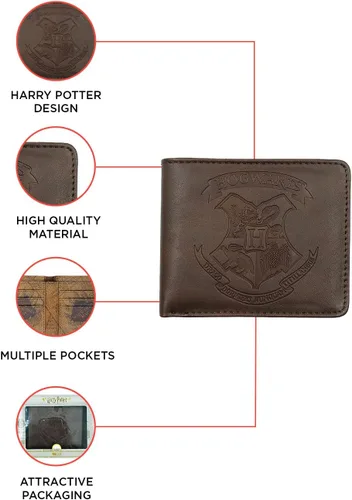 Vista 2 de HPHarry Potter Billetera Wizardry en relieve, marrón, clásica, Marrón, Classic