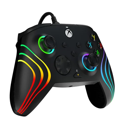 Vista 9 de PDP Afterglow Wave LED Controller for Xbox Series XS Xbox One Windows 1011