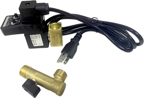 Vista 7 de Válvula de drenaje automática electrónica G1/2" 1,6 MPa, drenador automático para tanque de aire o secador de aire, CA 110V 50Hz con enchufe de EE.