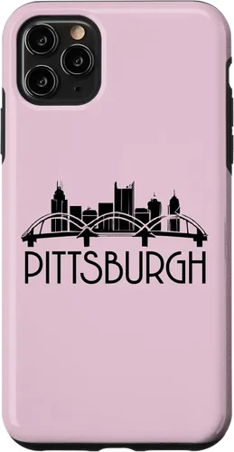 Vista 25 de iPhone 16 Pittsburgh Skyline 412 Steel City Case