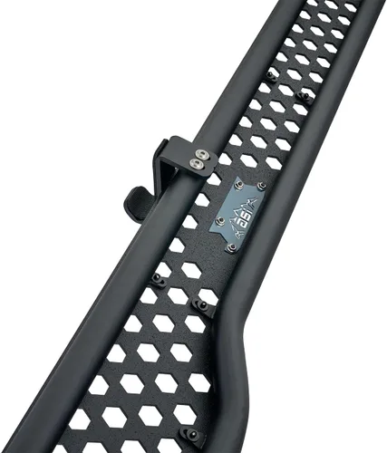 Vista 9 de IAG EZ-Step de longitud completa para Ford Bronco 2021+ con rockrails (4 puertas, placa con logotipo Area 51, 1 par)