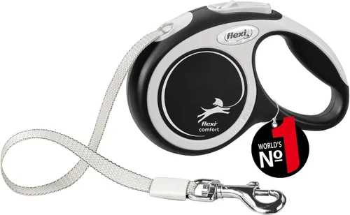 Vista 2 de Flexi Roll-Strap New Classic M Rope 5 M Azul para Dogsup a Max. 44.1 lbs, Multi