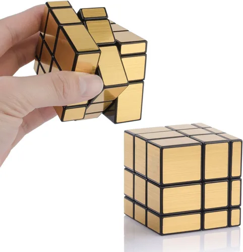 Vista 5 de D-FantiX Espejo magnético reflectante Speed Cube 3x3x3 y Shengshou espejo cubo conjunto