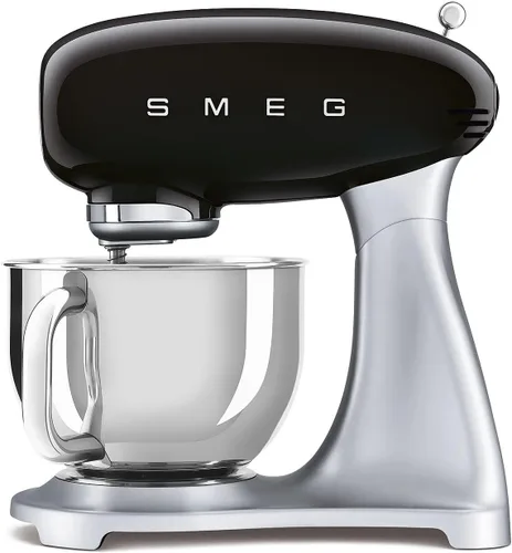 Vista 3 de SMEG SMF04 - Batidora de pie Classico de 5 cuartos con arranque suave y mezcla constante, motor de 600 W, 10 velocidades, cuenco de acero inoxidable