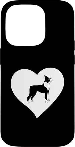 Vista 17 de Boston Terrier Heart Funny Boston Bull Terrier Pet Dog Lover Case for iPhone 17