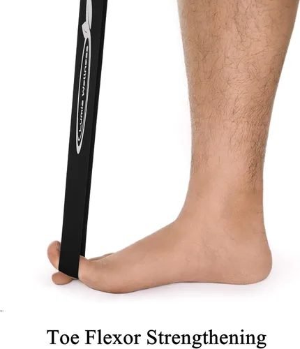 Vista 4 de Toe Bands, Mini Latex Bands for Exercise & Stretch, Bunion Correction, Toe, Foot, & Ankle Strengthening, Toe Spacers for Hallus Valgus (4 Bands)