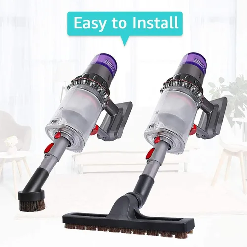 Vista 5 de Zerodis Aspirador universal de madera dura Cepillo de piso de madera dura Accesorios para aspiradora Gestor de vacío Cepillo de piso para V6 DC62