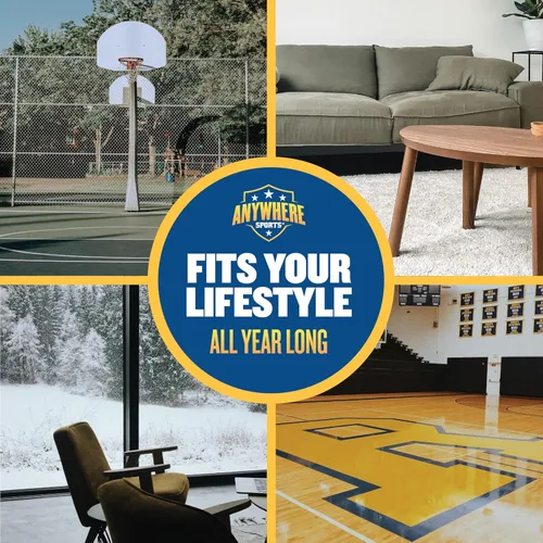 Vista 7 de Anywhere Ball, Silent Basketball, Airless Foam for Indoor Training, Dribbling, and Realistic Bounce