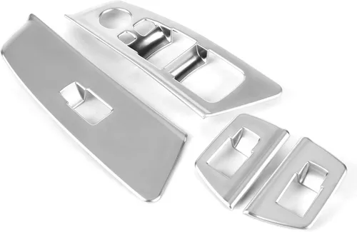 Vista 3 de Marco de botón de ventana, 4 piezas para interruptor de ventana de automóvil, para 5 series G30 2017-2018