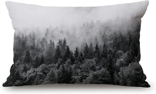 Vista 9 de Solekla Fundas de almohada de 12 x 20 pulgadas, decoración rústica de granja, fundas de almohada florales mexicanas, algodón lino, arte étnico