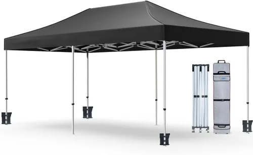 Vista 7 de AMERICAN PHOENIX Tienda de campaña con dosel de 10 x 20 pulgadas, portátil, instantánea, comercial, resistente, para exteriores, refugio, tienda
