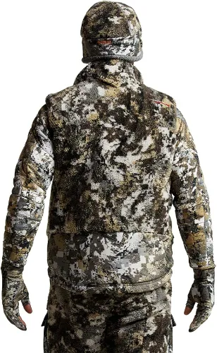 Vista 4 de Sitka Optifade Elevated II - Chaleco de caza con aislamiento silencioso para hombre