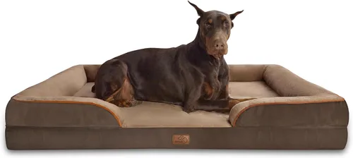 Vista 76 de Bedsure - Cama para gatos de interior, sofá cama lavable para perros muy pequeños, espuma de soporte con funda extraíble y lavable, forro Gris