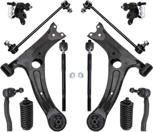 Vista 99 de Detroit Axle - Kit de extremo delantero para Hyundai Sonata XG350 XG300 Kia Optima, 2 brazos de control superiores con juntas de bola, 2 brazos
