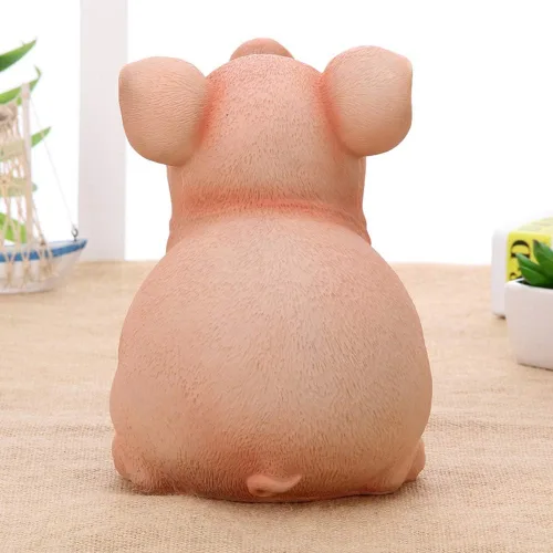 Vista 6 de Norbi - Hucha de resina para niños diseño de cerdito