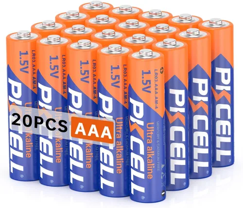 Vista 10 de PKCELL - Paquete de 8 baterías AAA, baterías Triple A, batería alcalina de alto rendimiento de 1.5V para linternas, teclados, relojes, juguetes
