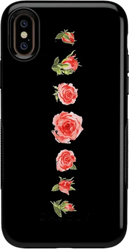 Vista 14 de Casely Funda para iPhone Xs Max Funda con estampado de festival (solo buenas vibraciones)
