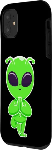 Vista 11 de iPhone 13 Pro Max Namaste Alien Respect gift Case