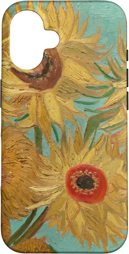 Vista 28 de Vincent van Gogh - Carcasa para iPhone XS, diseño de girasoles