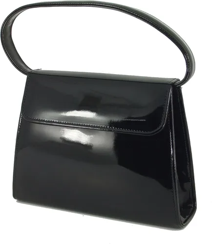 Vista 22 de LONI Bolso de mano para mujer Bolso de hombro y asa superior Bolso de charol para boda y baile de graduación
