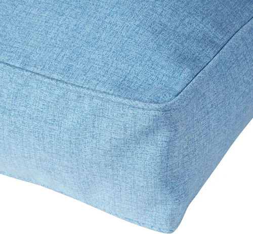Vista 5 de Casey - Cama rectangular para perros (36 x 24 pulgadas) de mezclilla para interiores y exteriores, estilo almohada